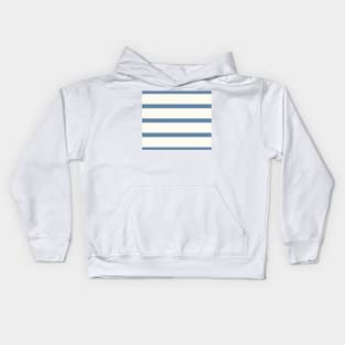 French navy & cream striped Kids Hoodie